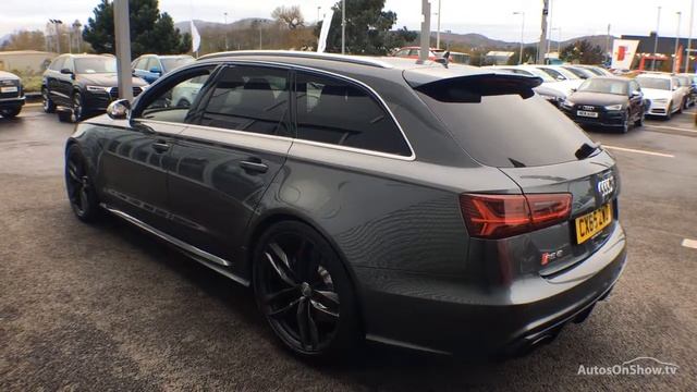CX65ZWD - AUDI A6 RS6 AVANT TFSI V8 QUATTRO GREY смотреть онлайн