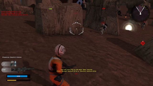 Star Wars: Battlefront 2 (Classic, 2005 ) - Tatooine Dune Sea: Binary Sunset - Rebels side смотреть онлайн