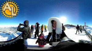 360 градусов: Панорама гор | Роза Пик 2320 | Sochi Rosa Khutor Mountains 360