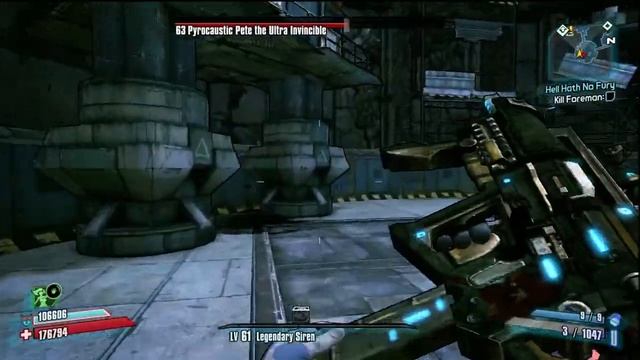 Borderlands 2 // Siren vs. Pyro Pete the Ultra Invincible (UVHM) смотреть онлайн