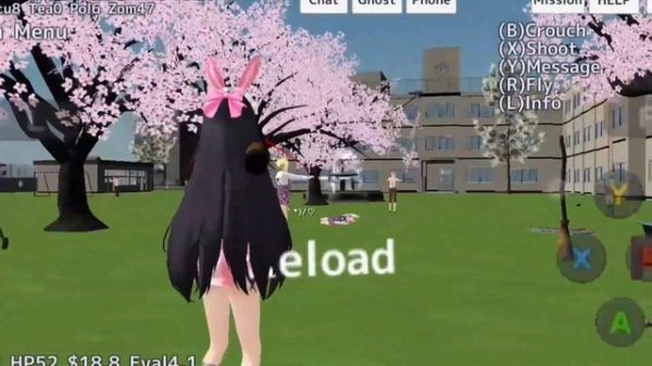 ~//🧟♀️💚зомби-апокалипсис💚🧟♀️\\~ ~ 💚🧟♂️в school girl simulator 🧟♂️💚~ /💗няшка и чихару🩷\