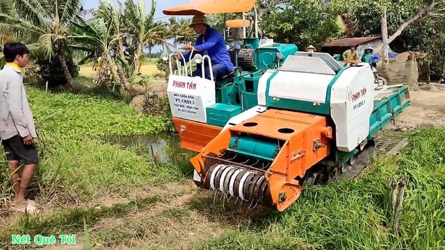 Nghề Cuộn Rơm Miền Tây Khi Máy Cuộn Qua Cầu Mà Gặp Cảnh Này | Nét Quê Tôi #2