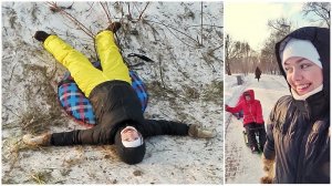 ВЛОГ Тюбинг! Зимние развлечения!⛄ 16 января 2018 г.