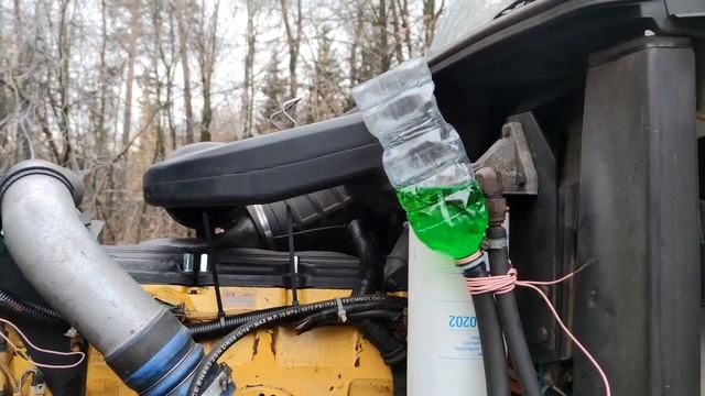 Caterpillar C15 газы в антифризе. исключаем компрессор.  часть3