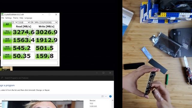 Riitiop M.2 PCIe SSD Adapter/ speed compare with onboard M.2 Slot смотреть онлайн