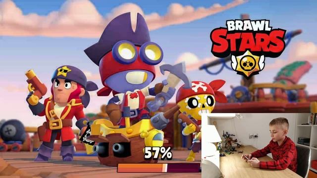 Открываю ящики. Пассивка на Ниту. Играю в BRAWL STARS смотреть онлайн