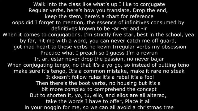 Verb Shop - Ahmed, Matt, Jason, Hendrik, & Amar (With lyrics) смотреть онлайн