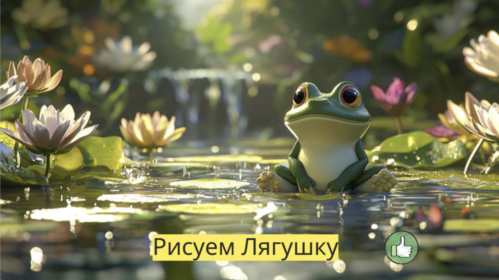 Маленькие художники: Рисуем Лягушку - Детский образовательный мультфильм смотреть онлайн