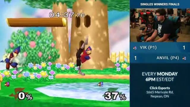 Melee Mondays at Click #14 — Singles WF — Anvil vs Vik смотреть онлайн