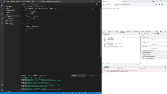 2.21.1. TypeScript - Промисы смотреть онлайн