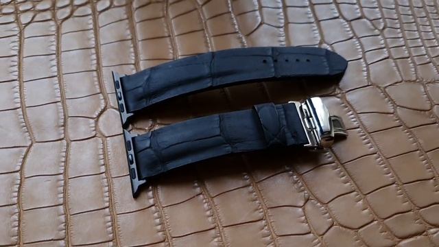 Montblanc Matte Crocodile Strap матовый черный крокодил смотреть онлайн