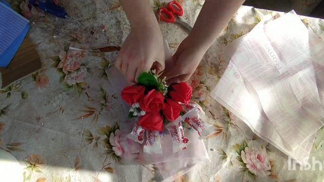 ucuz başa gələn konfetli gül buketi hazırlanması bax öyrən. смотреть онлайн