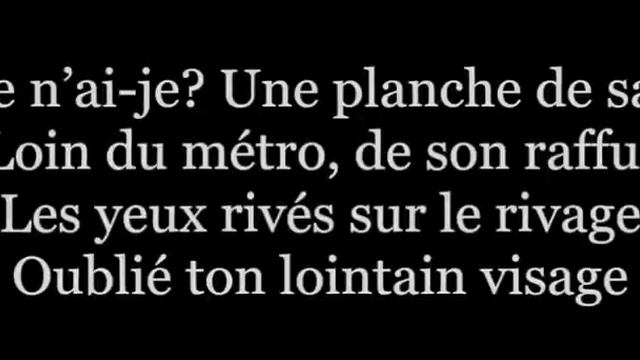 Ton Visage-Fréro Delavega(lyrics)