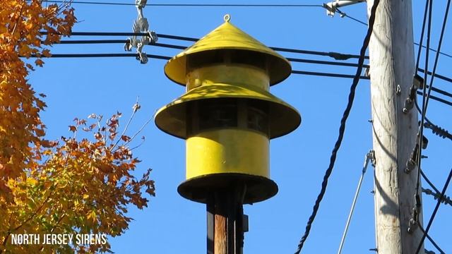 FS&S Model 7T Siren Test | Alert Signal | Hawthorne, NJ | 10-29-22 (Repainted)