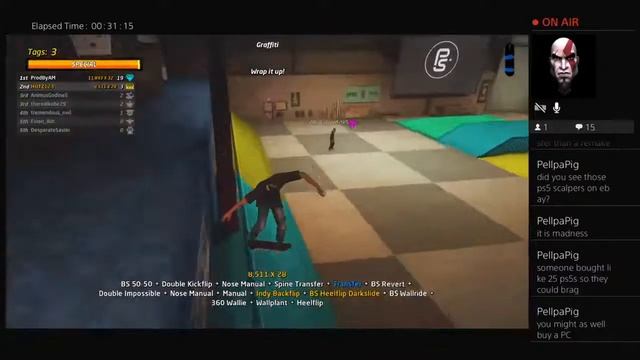 Tony Hawk's Pro Skater 1+2 Part 5 (Online Play) смотреть онлайн