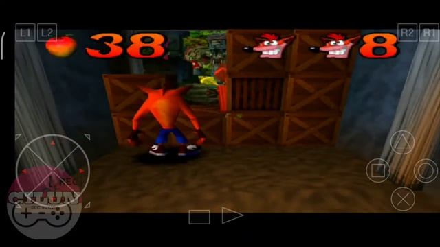 nostalgia game Crash bandicoot PS1 with epsxe emulator gameplay смотреть онлайн
