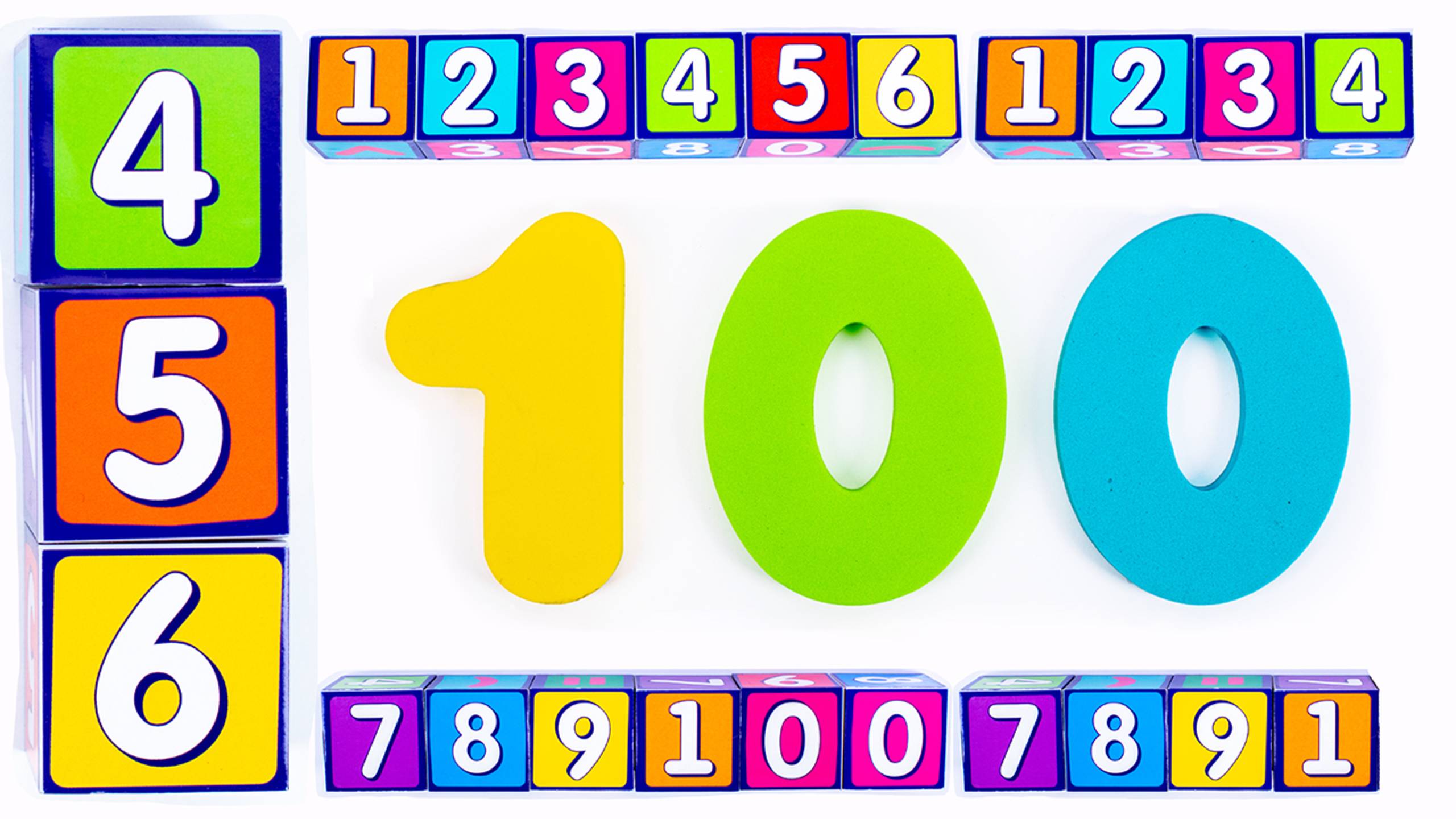 Пишем Числа от 1 до 100 на ярких Листочках! смотреть онлайн