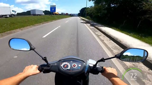 Crypton 115 top speed - Teste de aceleração #02 - Velocidade máxima смотреть онлайн