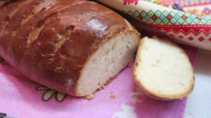 Белый Хлеб В Духовке Простой Рецепт Без Молока Батон