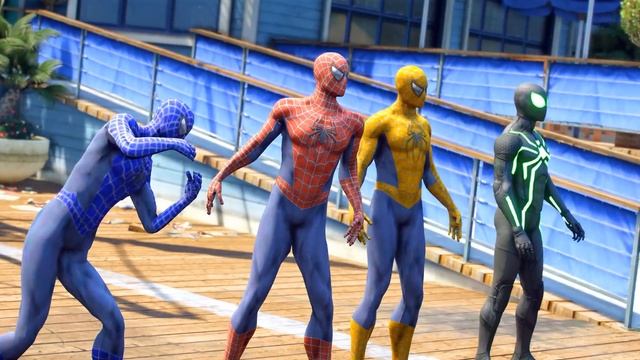 TEAM SPIDER-MAN Confrontation TEAM BATMAN - Saves Captured Hostage | EPIC SUPERHEROES WAR смотреть онлайн