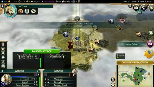 Part 2: Let's Play Civilization 5, Brave New World, Sweden - "Good guy Gustavus" смотреть онлайн