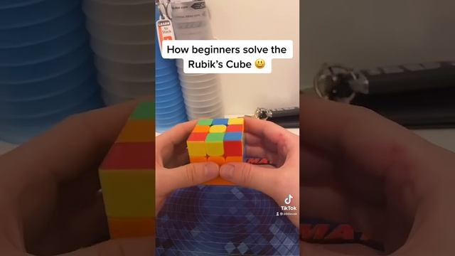 HOW BEGINNERS SOLVE THE RUBIK’S CUBE смотреть онлайн