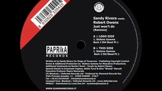 Sandy Rivera meets Robert Owens - Just Won't Do (Stefano Gamma B2OS Pt2) [Paprika Rec - 2006] смотреть онлайн