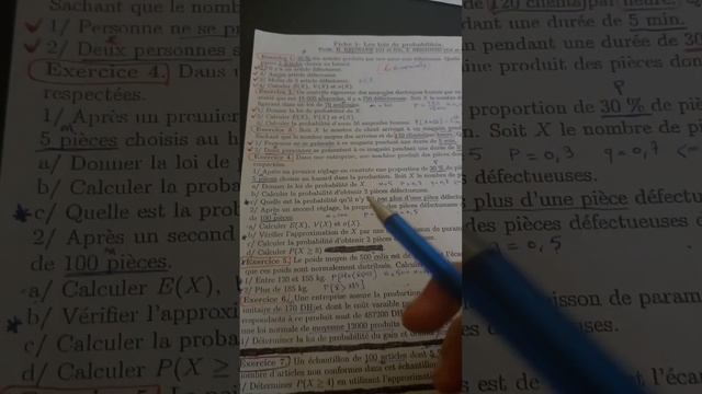 Estimation Échantillonnage S3 / Loi Binomiale + Loi Normale + Loi Poisson / Exercices avec Corrigé😀 смотреть онлайн