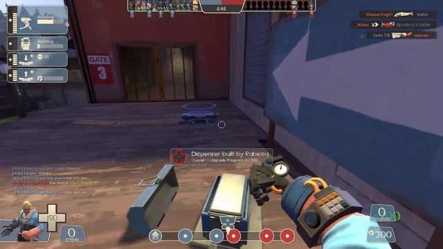 Team Fortress 2 Engineer Gameplay