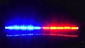Police Siren Sound With Flashing Lights