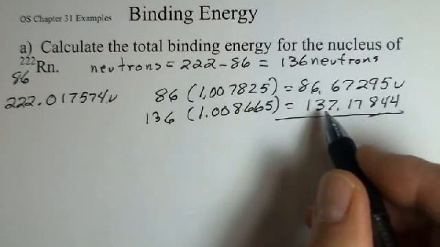 Total Binding Energy of a Nucleus and Binding Energy per Nucleon смотреть онлайн