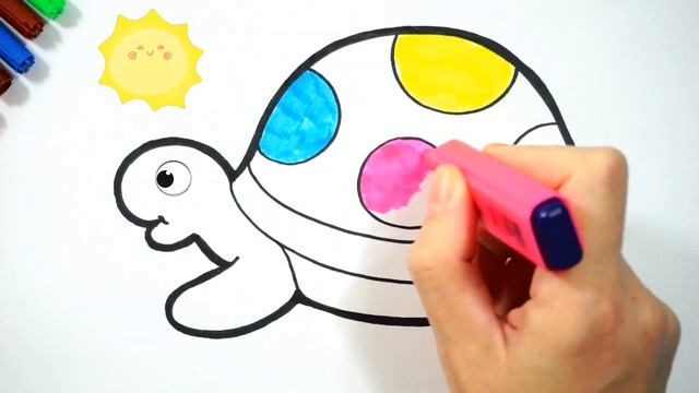 Bolalar uchun kaplumbağa chizish/Drawing turtles for kids/Рисование черепахи для детей смотреть онлайн