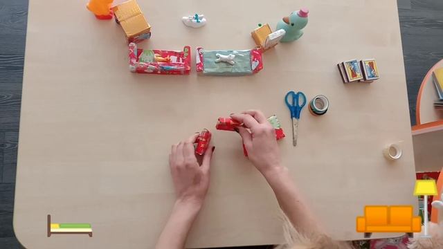 Конструювання меблі з сірникових коробок