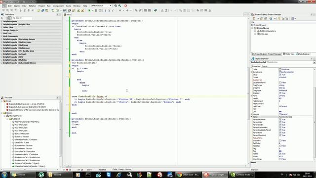 Уроки Delphi (Кратко и по теме) Продолжаем работу Урок 2 смотреть онлайн