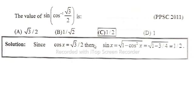 The value is sin(arccos(√3/2)) is?||What is sin root 3 by 2?||What is the sine of Arccos? смотреть онлайн