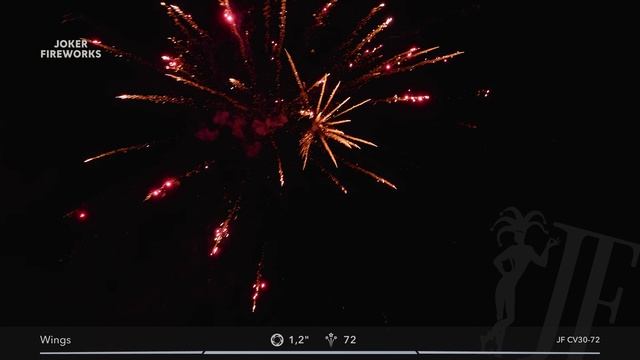 Салютная установка «Wings» JF CV30-72 от Joker Fireworks | Джокер Фейерверки смотреть онлайн