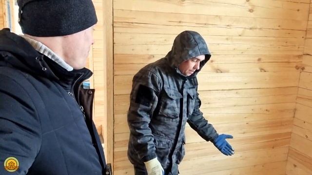 Черновая отделка одноэтажного дома 6 на 11 из бруса. Утеплить фанерные полы. Собрать перегородки смотреть онлайн