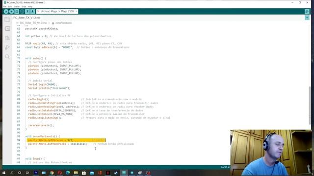 SUPER RÁDIO CONTROLE com ARDUINO e Nfr24l01 2,4ghz - Video 001 смотреть онлайн