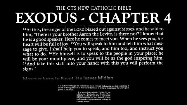 EXODUS: CHAPTER 4 - AUDIOBOOK (The CTS New Catholic Bible) смотреть онлайн