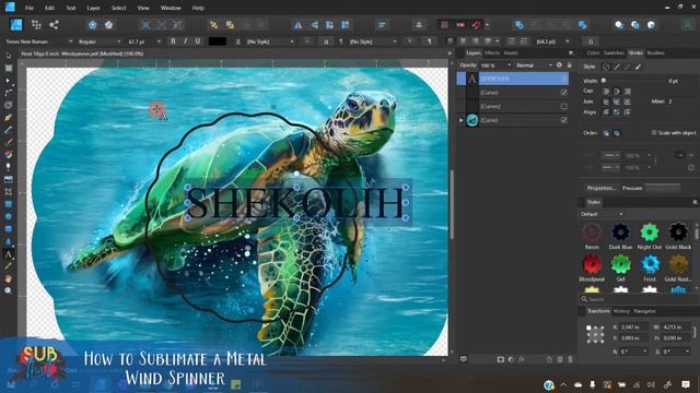 How to Sublimate a Wind Spinner from Cottage Blanks смотреть онлайн