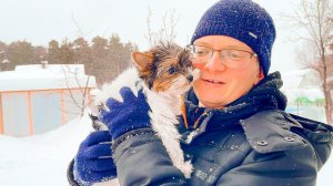 VLOG Милка первый раз гуляет! 15-16.01.22