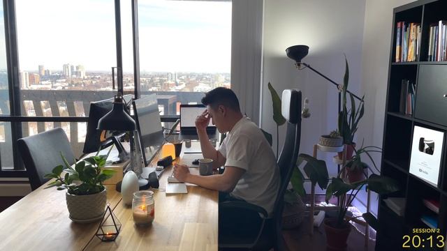 3 часа StudyWithMe - Campfire By A Lake️ - Pomodoro 50/10