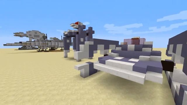 Постройки Star Wars в minecraft от Энтони/ стервятик смотреть онлайн
