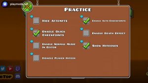 как включить hitbox в gemotry dash 2.2.13 сори за плохой качество
