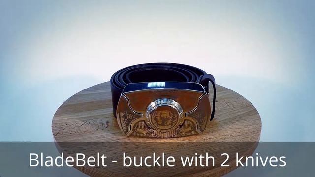 Ремень нож Bladebelt - "Охотник" Серебро смотреть онлайн