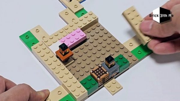 LEGO MINECRAFT 21254 The Turtle Beach House speedbuild & photoreview BrickwithMe