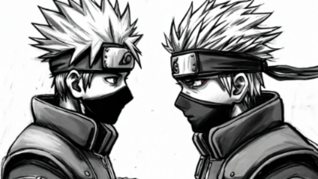 Kakashi VS Obito: Уроки аниме-рисования