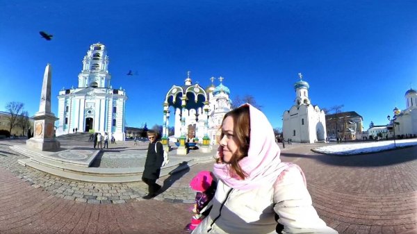 Видео 360 градусов Троице-Сергиева Лавра | Сергиев посад | Russia The Holy Trinity-St. Sergius Lavra