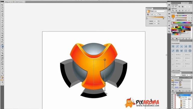 3D Vector Logo Design - Illustrator Tutorial смотреть онлайн