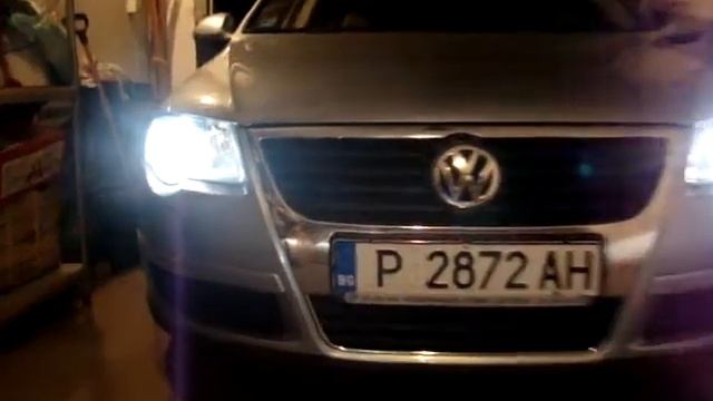 Passat B6 xenon 5000k Osram смотреть онлайн